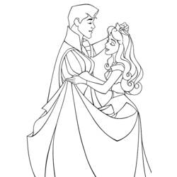 Dibujo para colorear: Sleeping Beauty (Películas de animación) #130862 - Dibujos para Colorear e Imprimir Gratis
