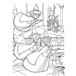 Dibujo para colorear: Sleeping Beauty (Películas de animación) #130863 - Dibujos para Colorear e Imprimir Gratis