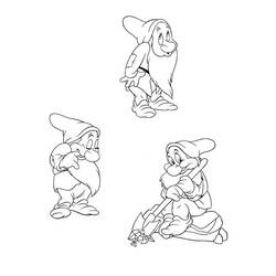 Dibujo para colorear: Snow White and the Seven Dwarfs (Películas de animación) #133843 - Dibujos para Colorear e Imprimir Gratis