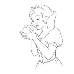 Dibujo para colorear: Snow White and the Seven Dwarfs (Películas de animación) #133849 - Dibujos para Colorear e Imprimir Gratis