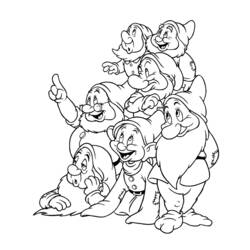 Dibujo para colorear: Snow White and the Seven Dwarfs (Películas de animación) #133856 - Dibujos para Colorear e Imprimir Gratis