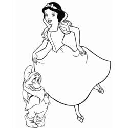 Dibujo para colorear: Snow White and the Seven Dwarfs (Películas de animación) #133863 - Dibujos para Colorear e Imprimir Gratis