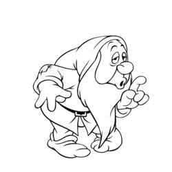 Dibujo para colorear: Snow White and the Seven Dwarfs (Películas de animación) #133876 - Dibujos para Colorear e Imprimir Gratis