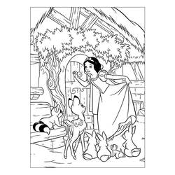 Dibujo para colorear: Snow White and the Seven Dwarfs (Películas de animación) #133909 - Dibujos para Colorear e Imprimir Gratis