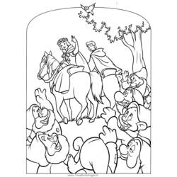 Dibujo para colorear: Snow White and the Seven Dwarfs (Películas de animación) #133920 - Dibujos para Colorear e Imprimir Gratis