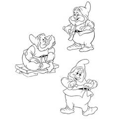 Dibujo para colorear: Snow White and the Seven Dwarfs (Películas de animación) #133934 - Dibujos para Colorear e Imprimir Gratis