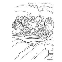 Dibujo para colorear: Snow White and the Seven Dwarfs (Películas de animación) #133941 - Dibujos para Colorear e Imprimir Gratis