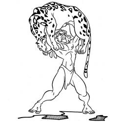 Dibujo para colorear: Tarzan (Películas de animación) #131079 - Dibujos para Colorear e Imprimir Gratis