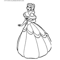 Dibujo para colorear: The Beauty and the Beast (Películas de animación) #130881 - Dibujos para Colorear e Imprimir Gratis