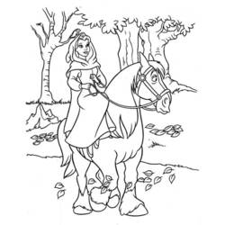Dibujo para colorear: The Beauty and the Beast (Películas de animación) #130898 - Dibujos para Colorear e Imprimir Gratis