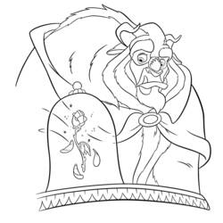 Dibujo para colorear: The Beauty and the Beast (Películas de animación) #130942 - Dibujos para Colorear e Imprimir Gratis