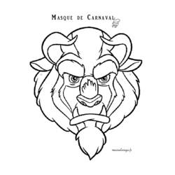 Dibujo para colorear: The Beauty and the Beast (Películas de animación) #130945 - Dibujos para Colorear e Imprimir Gratis