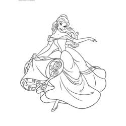 Dibujo para colorear: The Beauty and the Beast (Películas de animación) #131059 - Dibujos para Colorear e Imprimir Gratis