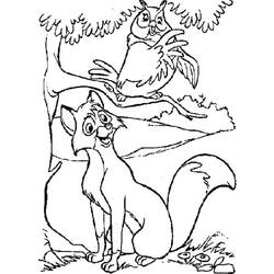 Dibujo para colorear: The Fox and the Hound (Películas de animación) #132921 - Dibujos para Colorear e Imprimir Gratis