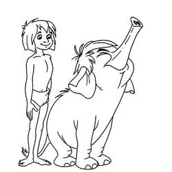 Dibujo para colorear: The Jungle Book (Películas de animación) #130037 - Dibujos para Colorear e Imprimir Gratis