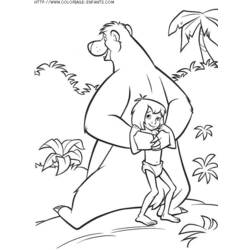 Dibujo para colorear: The Jungle Book (Películas de animación) #130151 - Dibujos para Colorear e Imprimir Gratis