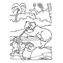 Dibujo para colorear: The Jungle Book (Películas de animación) #130154 - Dibujos para Colorear e Imprimir Gratis