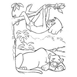 Dibujo para colorear: The Jungle Book (Películas de animación) #130163 - Dibujos para Colorear e Imprimir Gratis