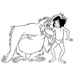 Dibujo para colorear: The Jungle Book (Películas de animación) #130175 - Dibujos para Colorear e Imprimir Gratis