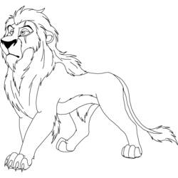 Dibujo para colorear: The Lion King (Películas de animación) #73691 - Dibujos para Colorear e Imprimir Gratis