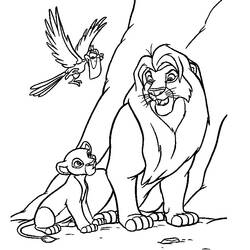 Dibujo para colorear: The Lion King (Películas de animación) #73713 - Dibujos para Colorear e Imprimir Gratis