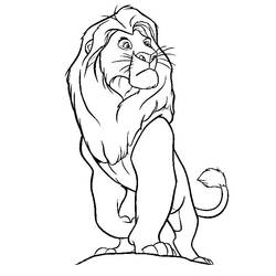 Dibujo para colorear: The Lion King (Películas de animación) #73716 - Dibujos para Colorear e Imprimir Gratis