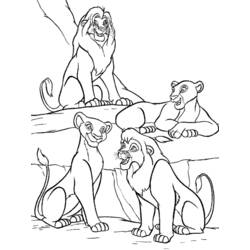 Dibujo para colorear: The Lion King (Películas de animación) #73750 - Dibujos para Colorear e Imprimir Gratis