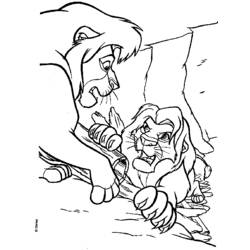 Dibujo para colorear: The Lion King (Películas de animación) #73756 - Dibujos para Colorear e Imprimir Gratis