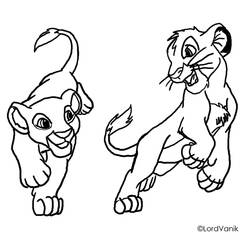 Dibujo para colorear: The Lion King (Películas de animación) #73783 - Dibujos para Colorear e Imprimir Gratis