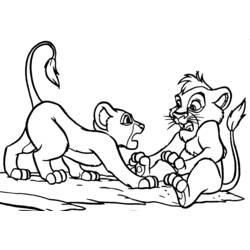 Dibujo para colorear: The Lion King (Películas de animación) #73826 - Dibujos para Colorear e Imprimir Gratis