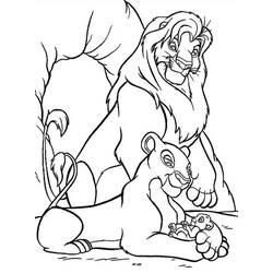 Dibujo para colorear: The Lion King (Películas de animación) #73827 - Dibujos para Colorear e Imprimir Gratis