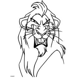 Dibujo para colorear: The Lion King (Películas de animación) #73957 - Dibujos para Colorear e Imprimir Gratis