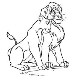 Dibujo para colorear: The Lion King (Películas de animación) #73962 - Dibujos para Colorear e Imprimir Gratis