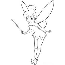 Dibujo para colorear: Tinker Bell (Películas de animación) #170498 - Dibujos para Colorear e Imprimir Gratis