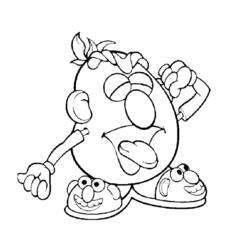 Dibujo para colorear: Toy Story: Mister Potato Head (Películas de animación) #45103 - Dibujos para Colorear e Imprimir Gratis
