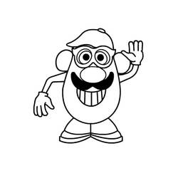 Dibujo para colorear: Toy Story: Mister Potato Head (Películas de animación) #45112 - Dibujos para Colorear e Imprimir Gratis