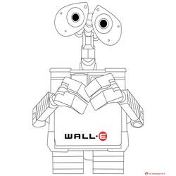 Dibujo para colorear: Wall-E (Películas de animación) #131991 - Dibujos para Colorear e Imprimir Gratis