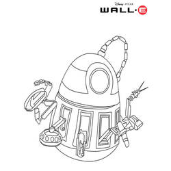 Dibujo para colorear: Wall-E (Películas de animación) #132013 - Dibujos para Colorear e Imprimir Gratis