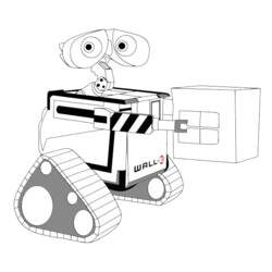 Dibujo para colorear: Wall-E (Películas de animación) #132023 - Dibujos para Colorear e Imprimir Gratis