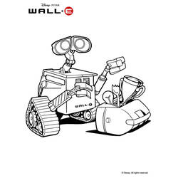Dibujo para colorear: Wall-E (Películas de animación) #132081 - Dibujos para Colorear e Imprimir Gratis