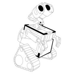 Dibujo para colorear: Wall-E (Películas de animación) #132192 - Dibujos para Colorear e Imprimir Gratis