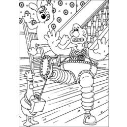 Dibujo para colorear: Wallace and Gromit (Películas de animación) #133464 - Dibujos para Colorear e Imprimir Gratis