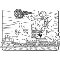 Dibujo para colorear: Wallace and Gromit (Películas de animación) #133466 - Dibujos para Colorear e Imprimir Gratis