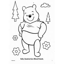 Dibujo para colorear: Winnie the Pooh (Películas de animación) #28620 - Dibujos para Colorear e Imprimir Gratis
