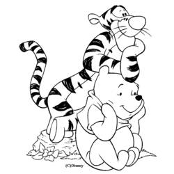 Dibujo para colorear: Winnie the Pooh (Películas de animación) #28633 - Dibujos para Colorear e Imprimir Gratis