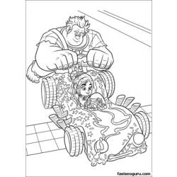 Dibujo para colorear: Wreck-It Ralph (Películas de animación) #130616 - Dibujos para Colorear e Imprimir Gratis