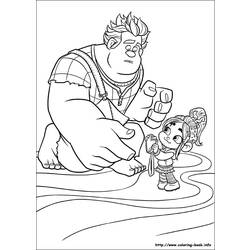 Dibujo para colorear: Wreck-It Ralph (Películas de animación) #130624 - Dibujos para Colorear e Imprimir Gratis