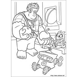 Dibujo para colorear: Wreck-It Ralph (Películas de animación) #130630 - Dibujos para Colorear e Imprimir Gratis
