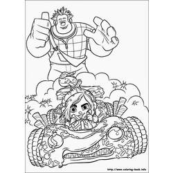 Dibujo para colorear: Wreck-It Ralph (Películas de animación) #130634 - Dibujos para Colorear e Imprimir Gratis