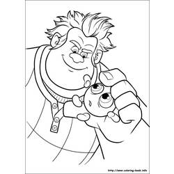 Dibujo para colorear: Wreck-It Ralph (Películas de animación) #130660 - Dibujos para Colorear e Imprimir Gratis
